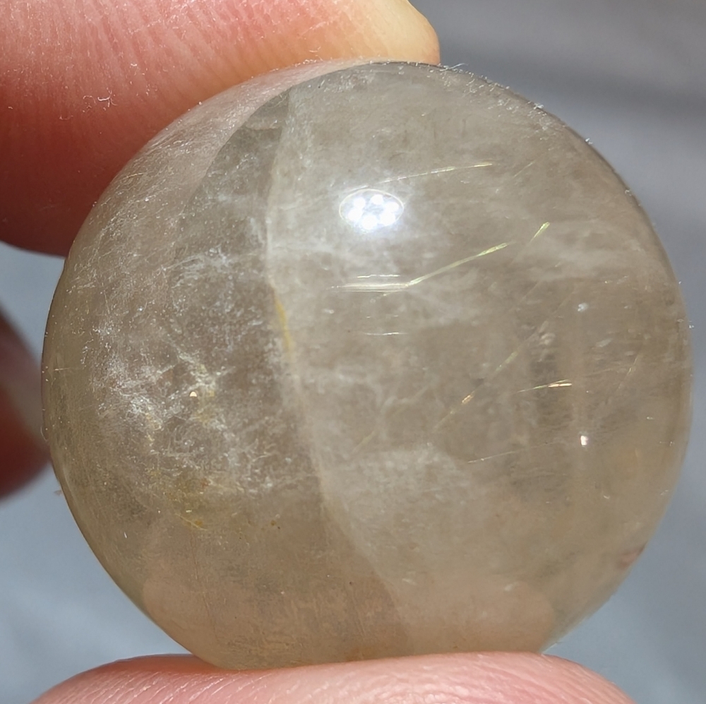 Golden Rutilated Quartz Mini Sphere - Picture 3 of 6